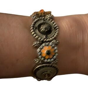 🌹𝙎𝙄𝙇𝙑𝙀𝙍/𝘽𝙇𝘼𝘾𝙆 𝘾𝙊𝙇𝙊𝙍𝙁𝙐𝙇 𝙎𝙏𝙍𝙀𝙏𝘾𝙃 𝙁𝙇𝙊𝙍𝘼𝙇 𝘽𝙍𝘼𝘾𝙀𝙇𝙀𝙏